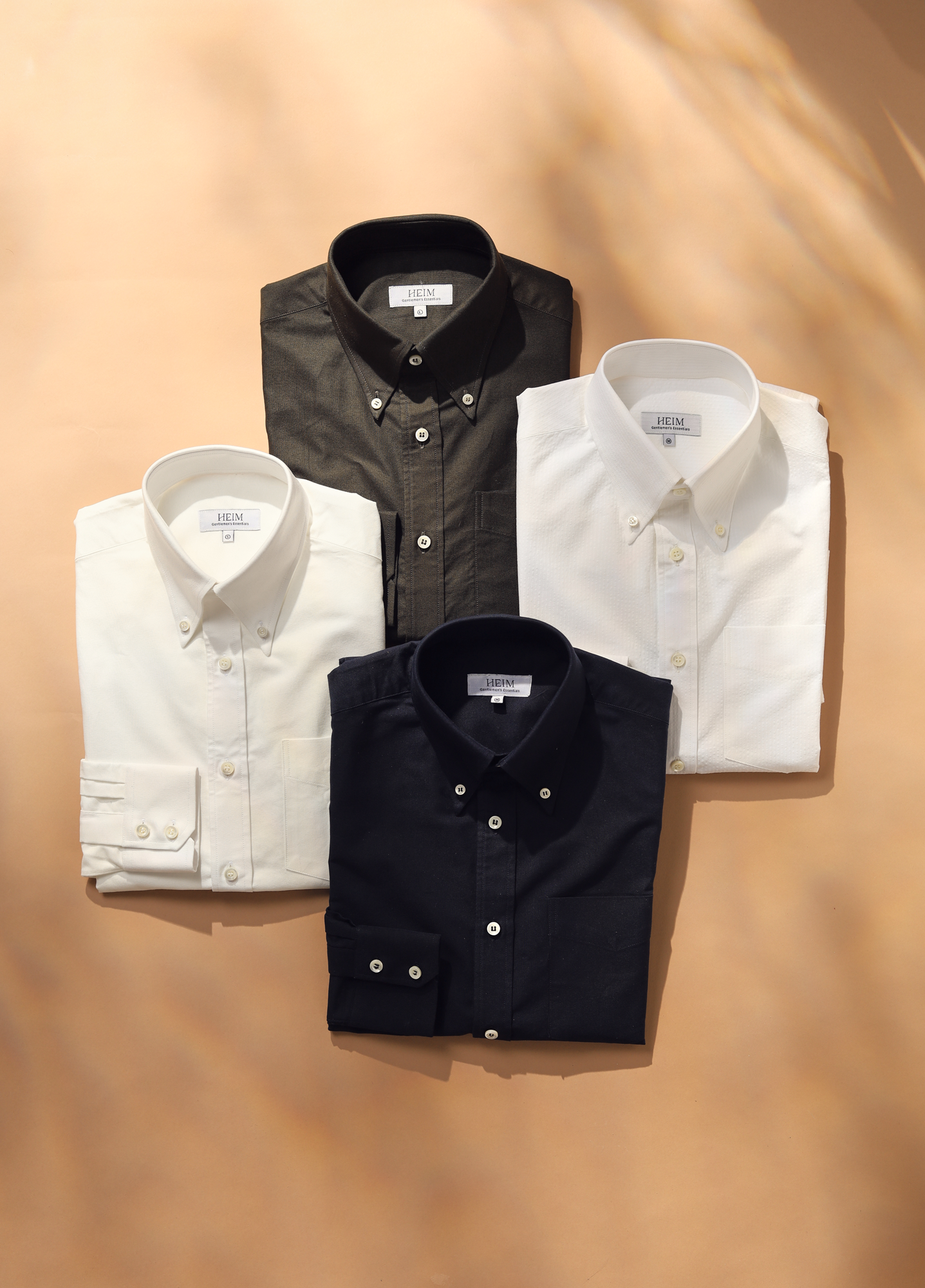 HEIM | Button-Down Collar Cotton-Oxford Shirt | เสื้อเชิ้ตผู้ชาย ผ้า Cotton-Oxford