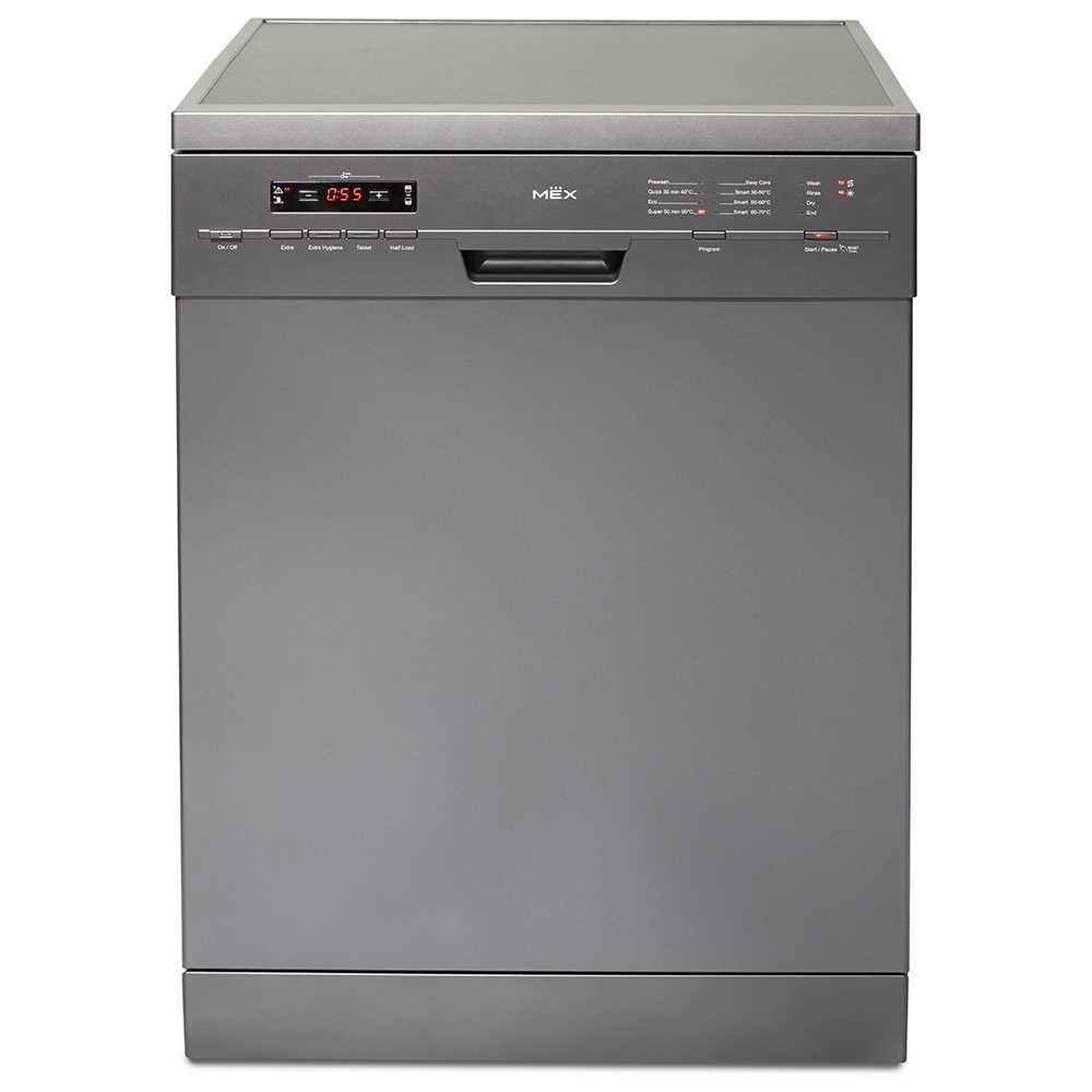 MEX DI813DG เครื่องล้างจานตั้งพื้นขนาด 60 ซม. สี Dark Grey