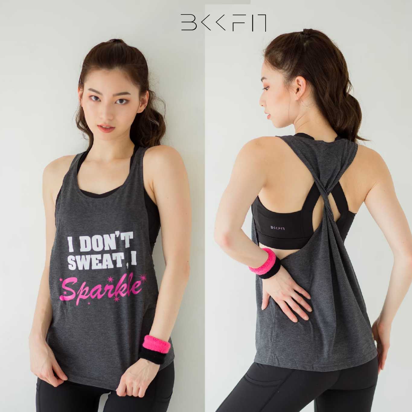 Twisted tank เสื้อกล้ามหลังทวิสรุ่น T