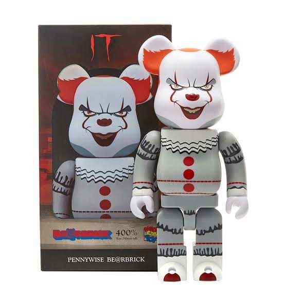 It Bearbrick Pennywise 400 Figure by Medicom Toy | Sideshow