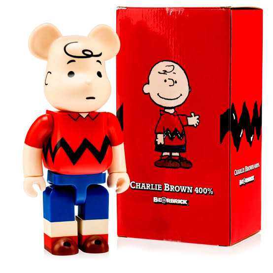 Be@rbrick Charlie Brown Red 400%
