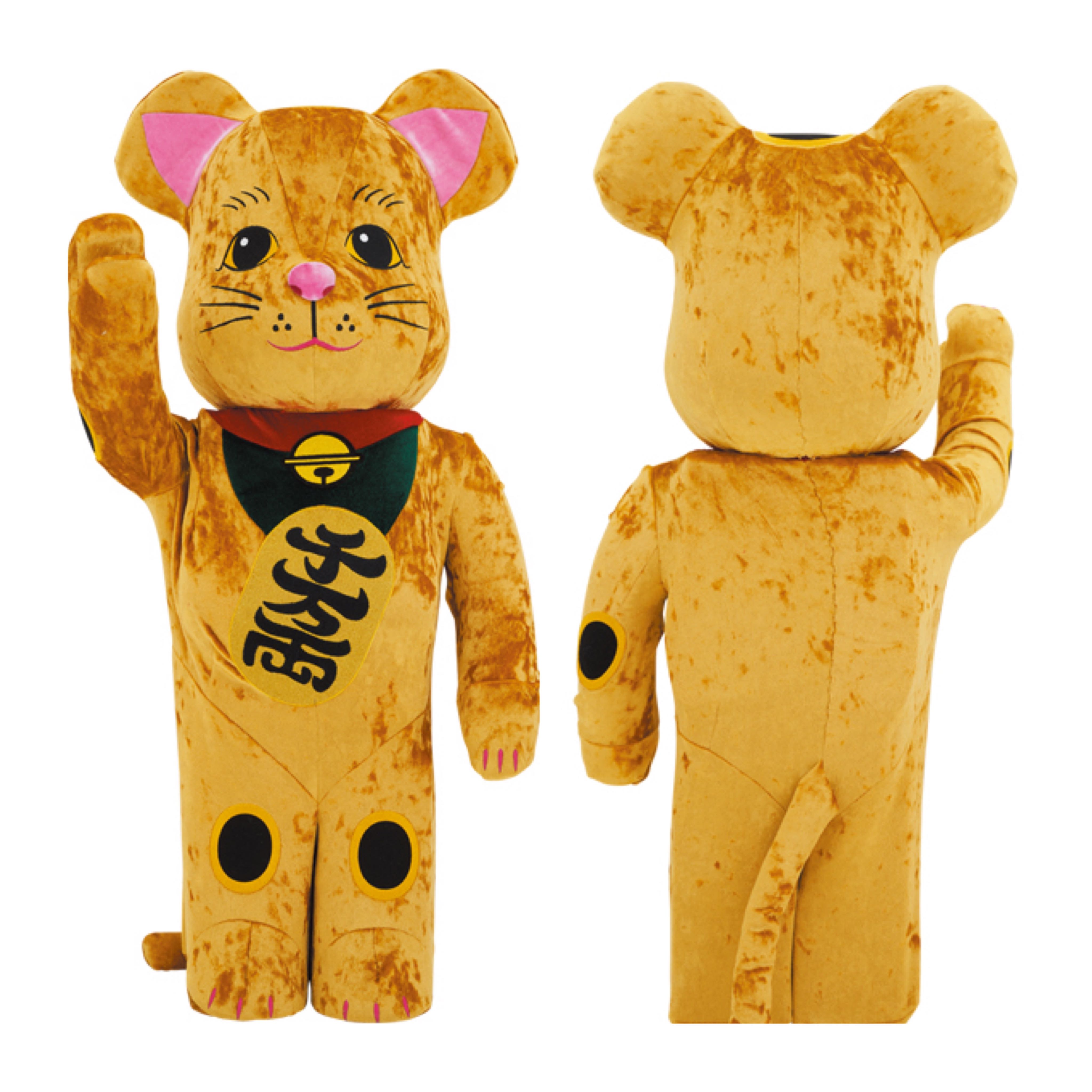 BE@RBRICK Lucky Cat Gold  Costume version 1000%