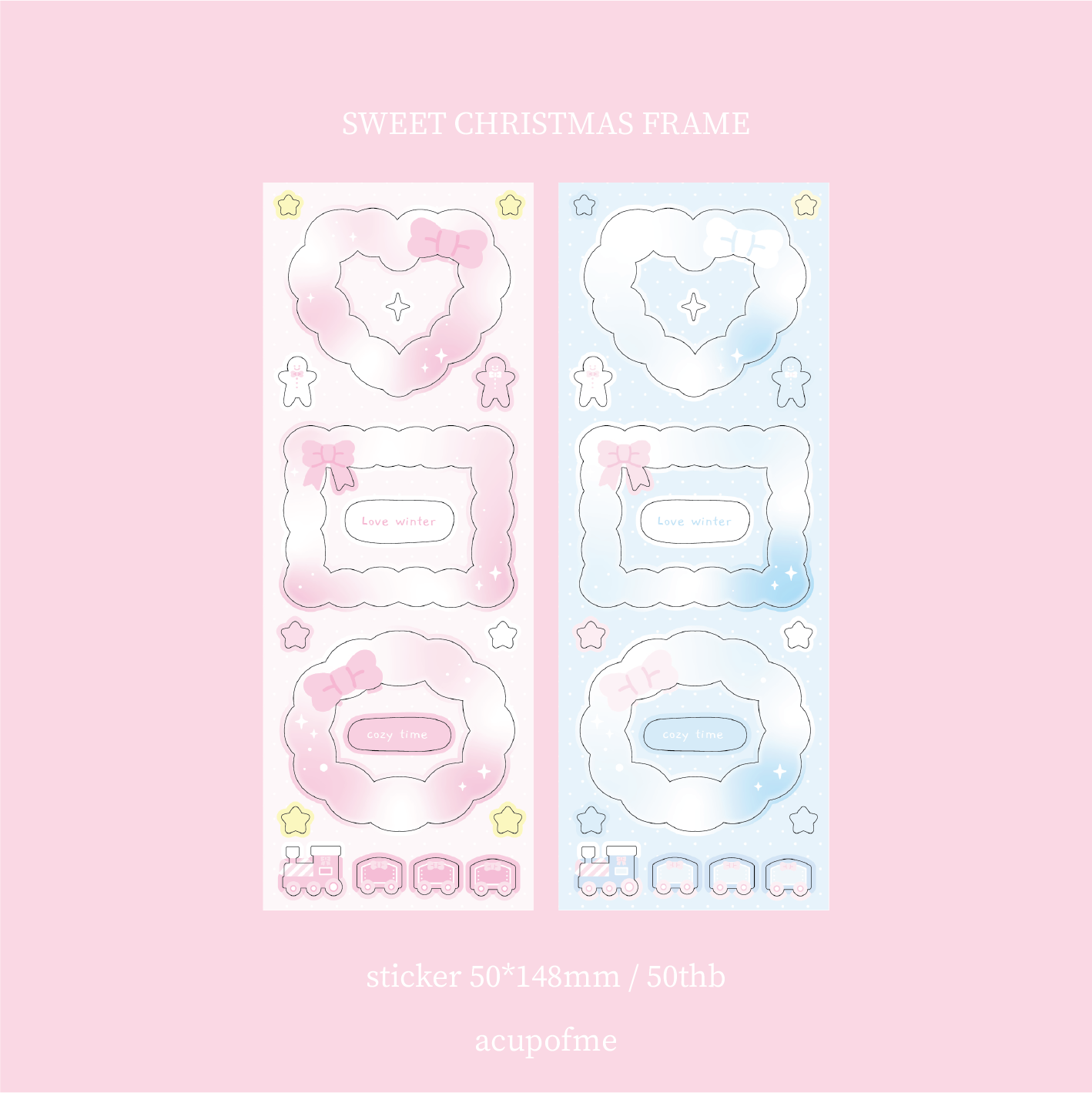 sweet christmas frame