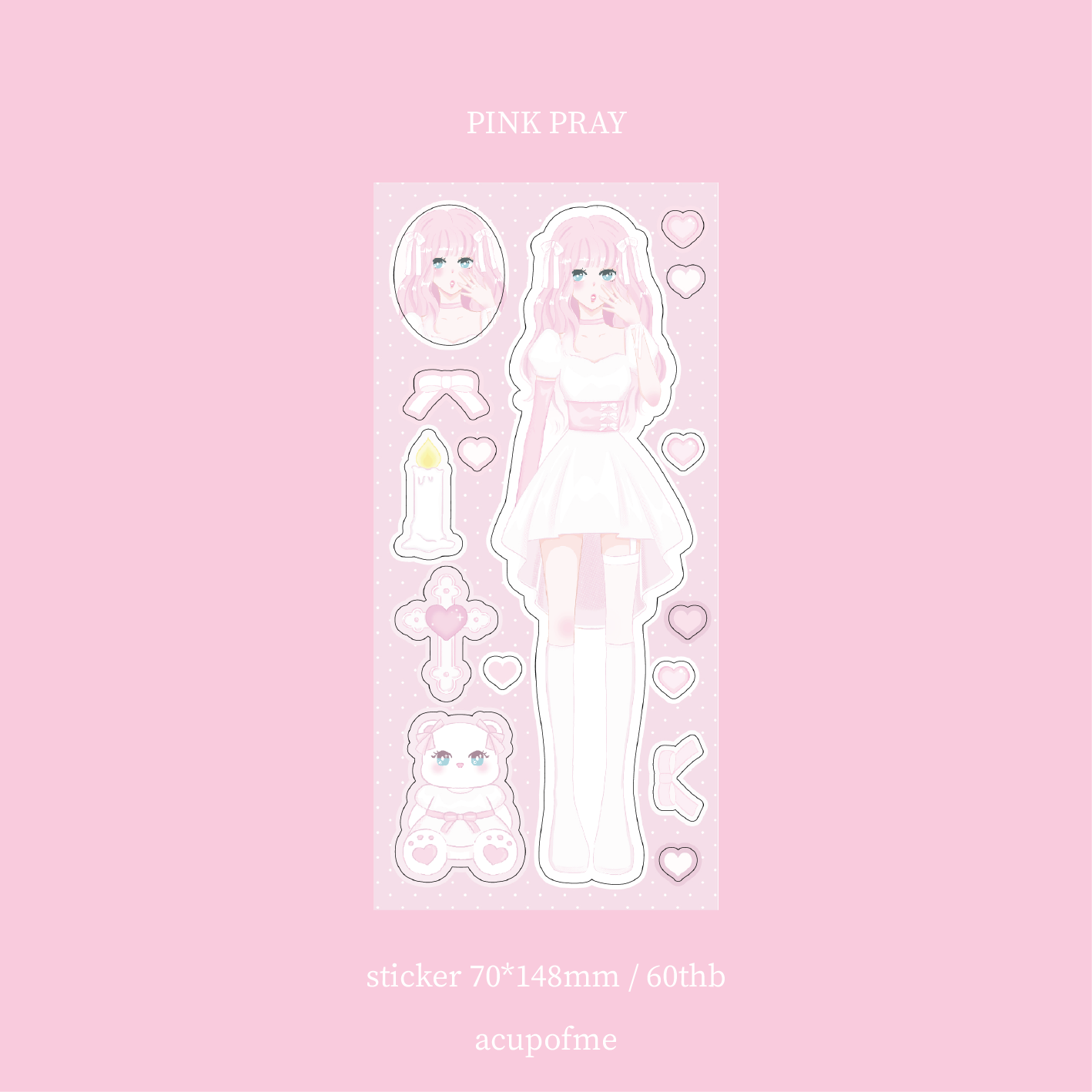 girls pink pray
