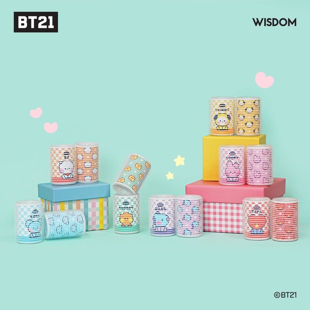 พร้อมส่ง🎉 โรลม้วนผม/เซตผม Hair Roll Minini Baby BT21 