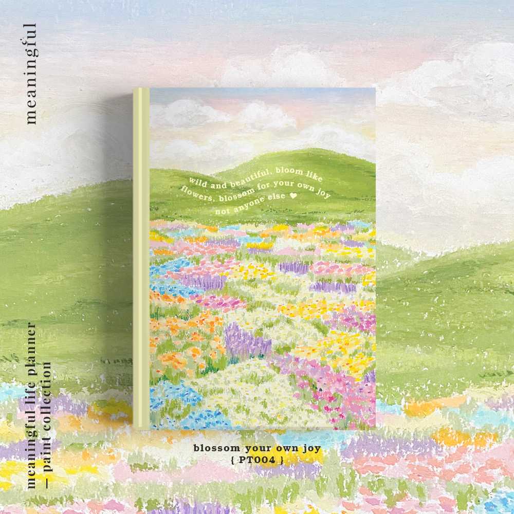 Meaningful Life Planner & notebook | Paint collection — pt004