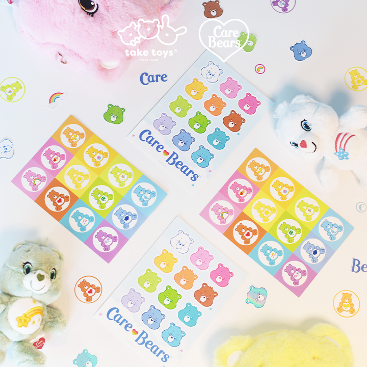 Care Bears Classic  Collection-A6 Sticker สติ้กเกอร์