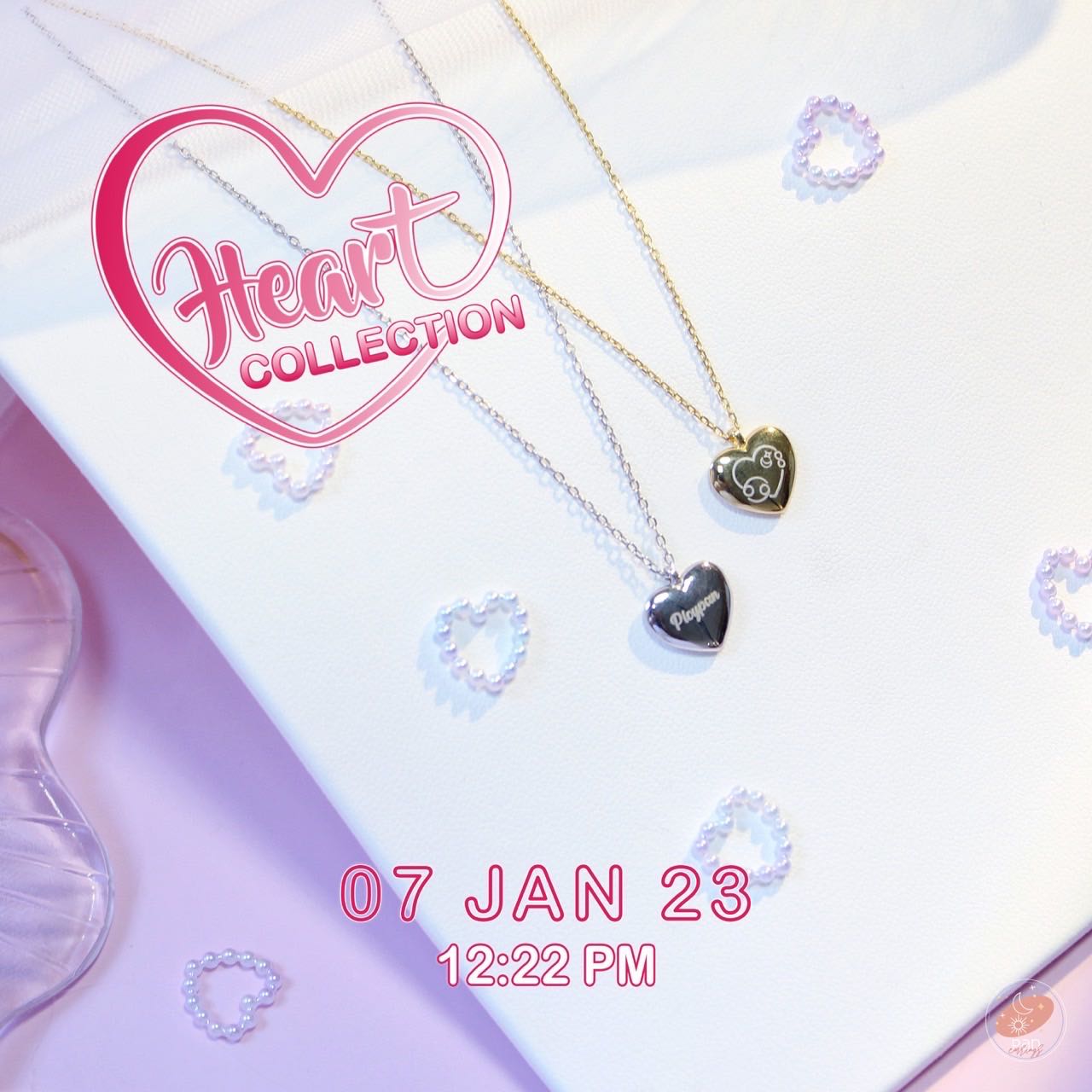 เลื่อนดูเมนูสลักในรูป HEART COLLECTION สลักชื่อฟรี ไม่มีเก็บปลายทาง LS0012/LS0013