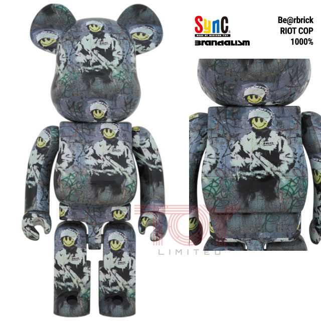 Be@rbrick Riot Cop 1000%