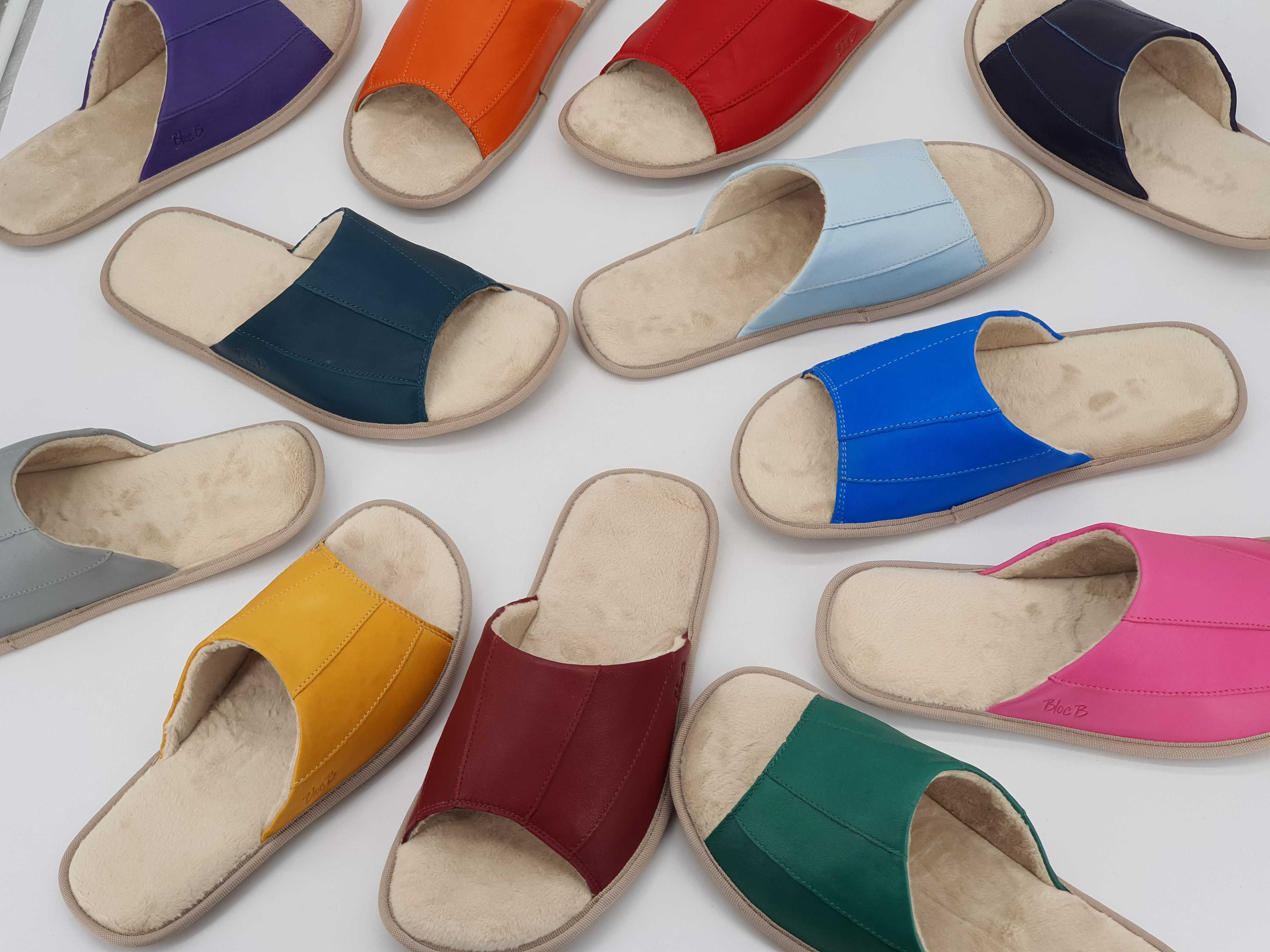 Fluffy home slippers