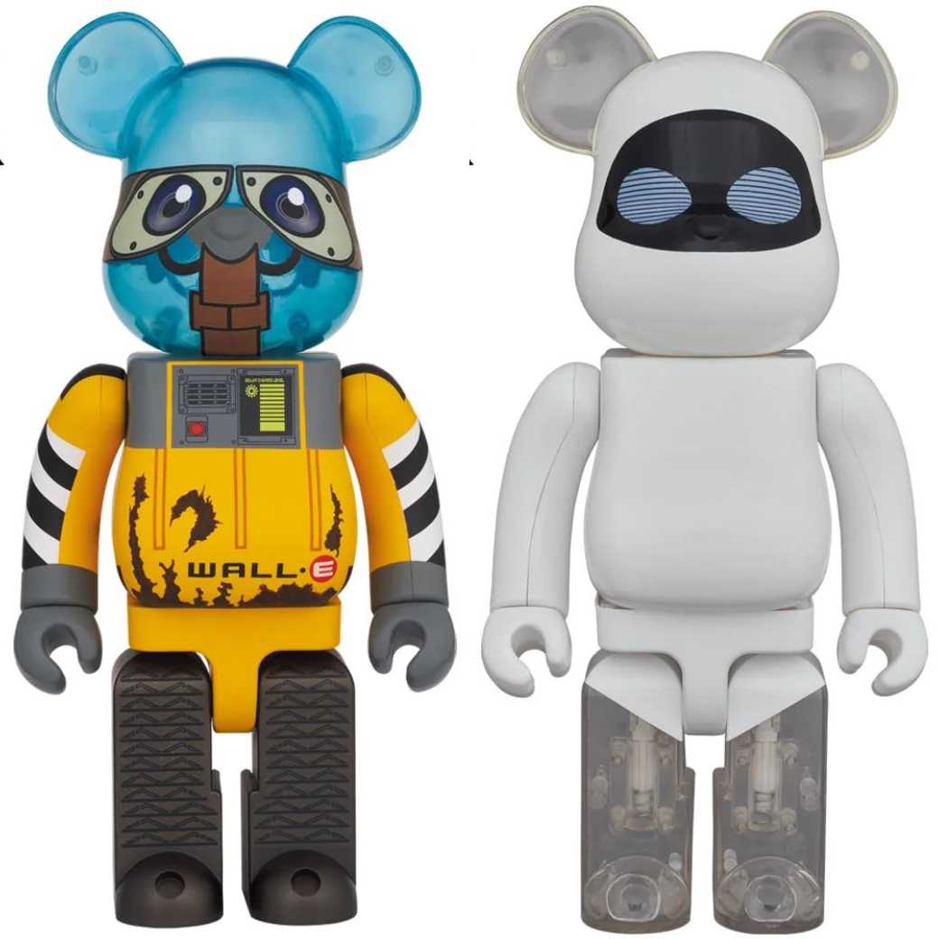 Be@rbrick Wall E & Eve 1000% (ขายคู่)