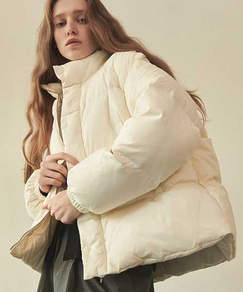 (พร้อมส่ง) Ronron duck down padding ivory