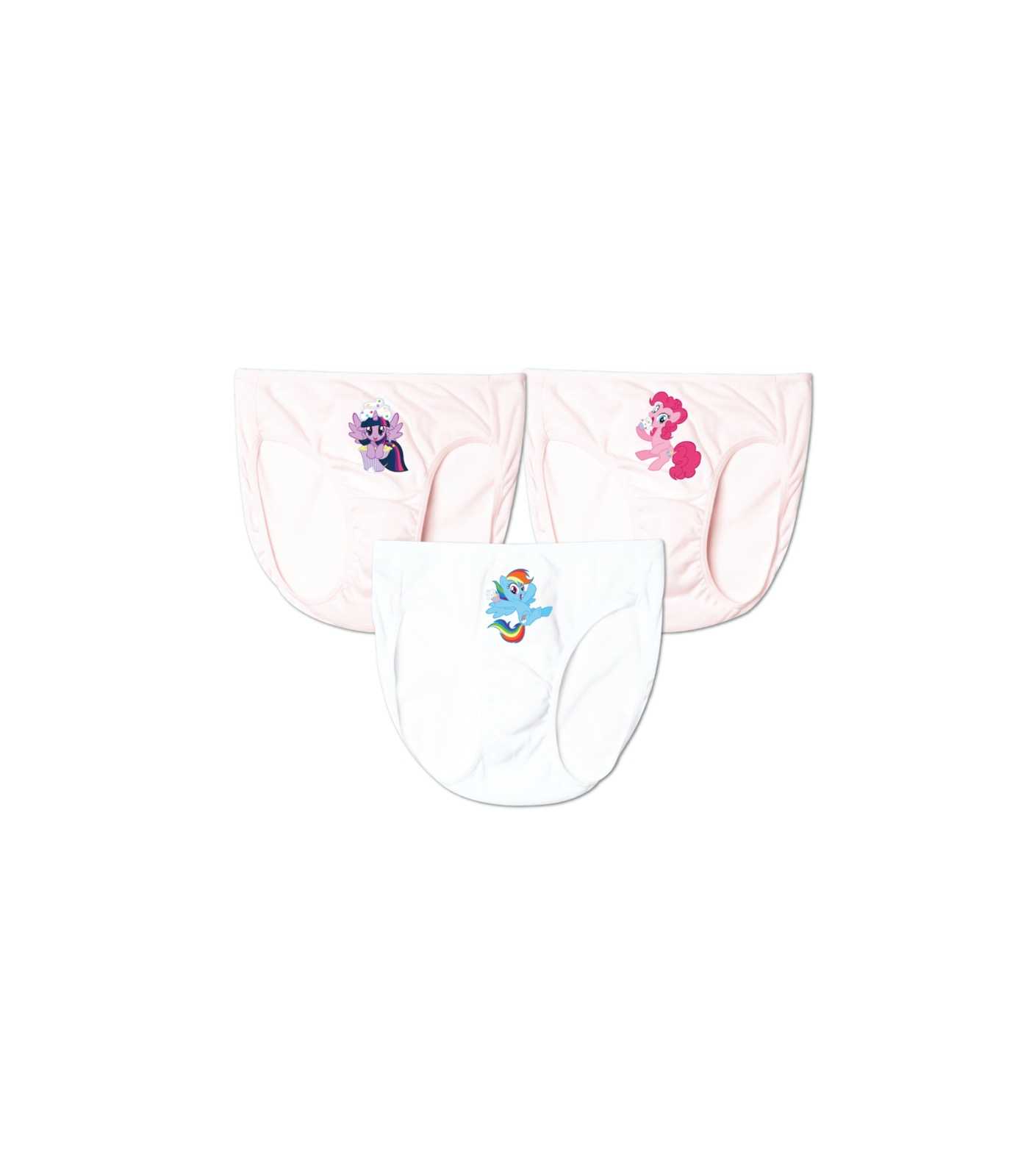 กางเกงในเด็กผู้หญิง | Carsonkids | My Little Pony | แพ็ค 3 ตัว (KBIRPN18029AS)
