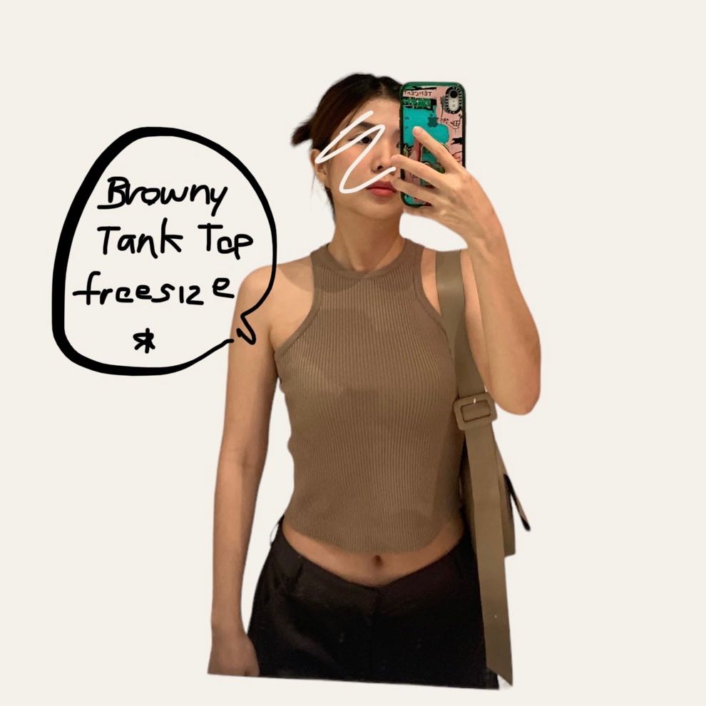 (PRE ORDER) BROWNY TANK TOP