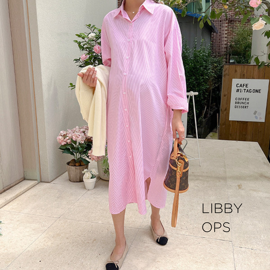[In Stock พร้อมส่ง] ☁ Libby Nursing Shirt OPS🇰🇷