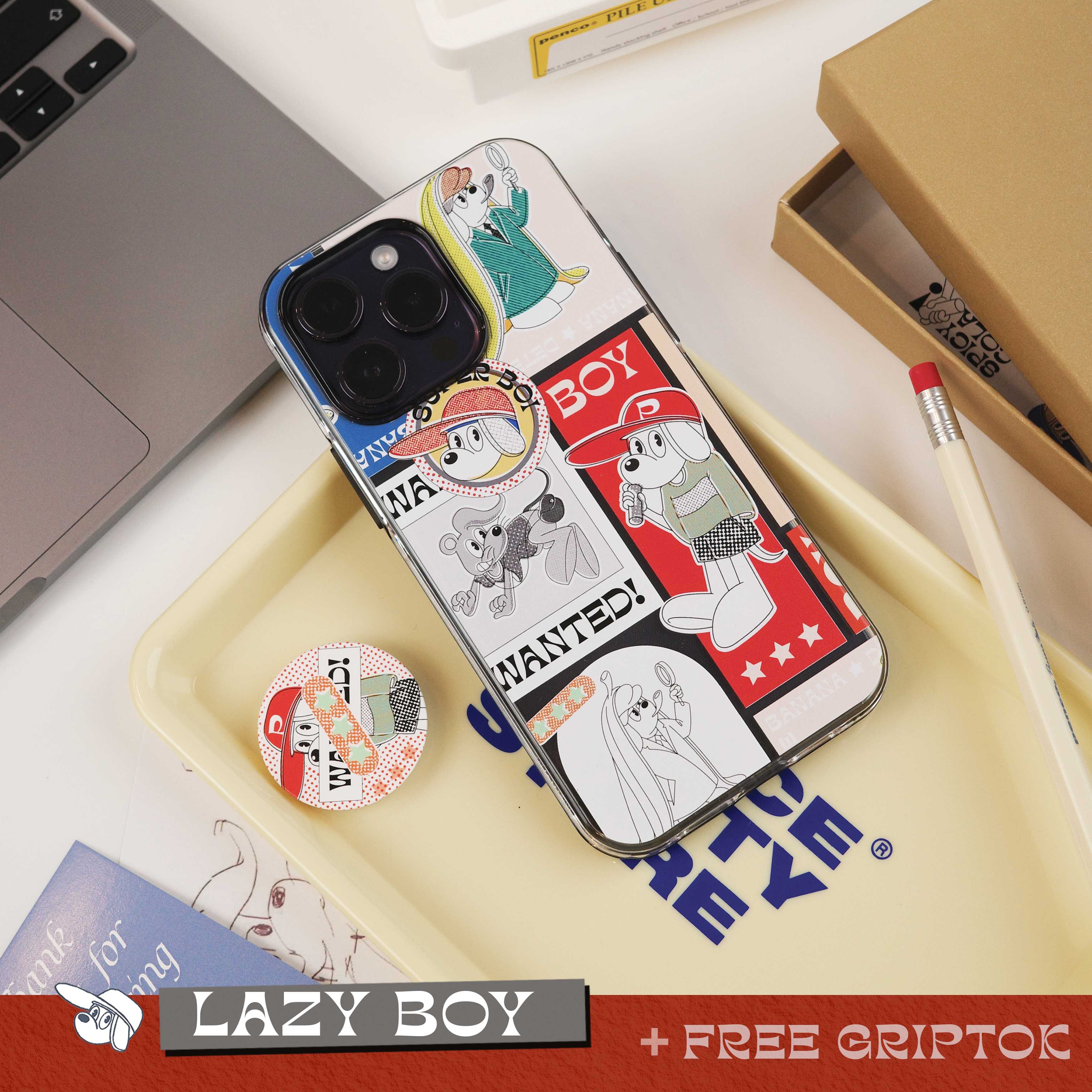 BNN003 : LAZY BOY + FREE GRIPTOK [ส่งฟรี]