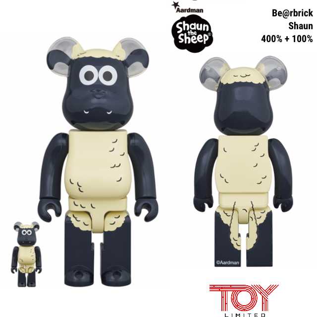 Be@rbrick Shaun 400% + 100%