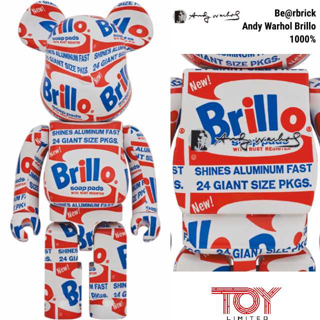 Be@rbrick Andy Warhol Brillo 1000%