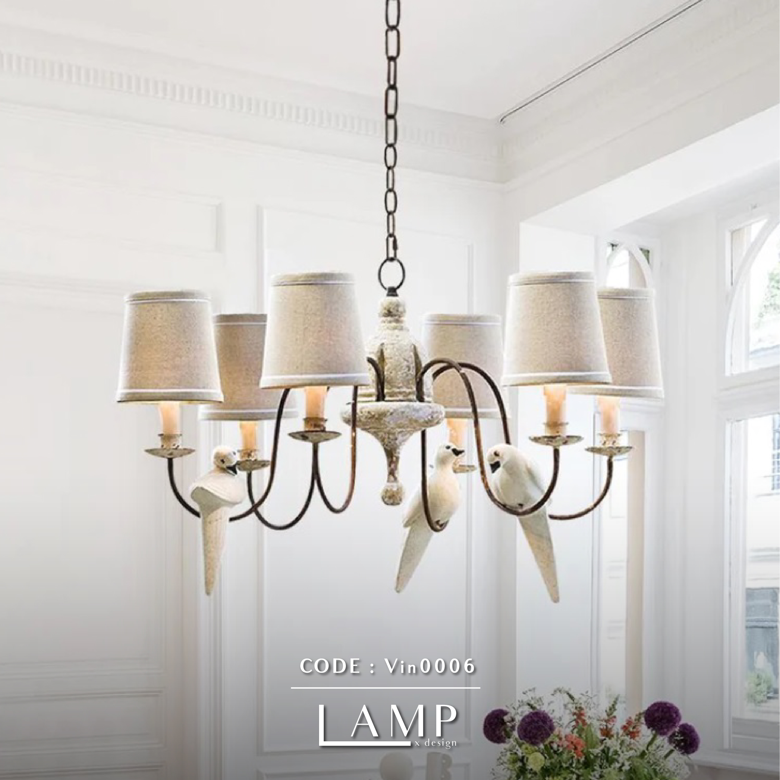 โคมไฟห้อยเพดานรุ่นไฟวินเทจ ( pendant lamp)