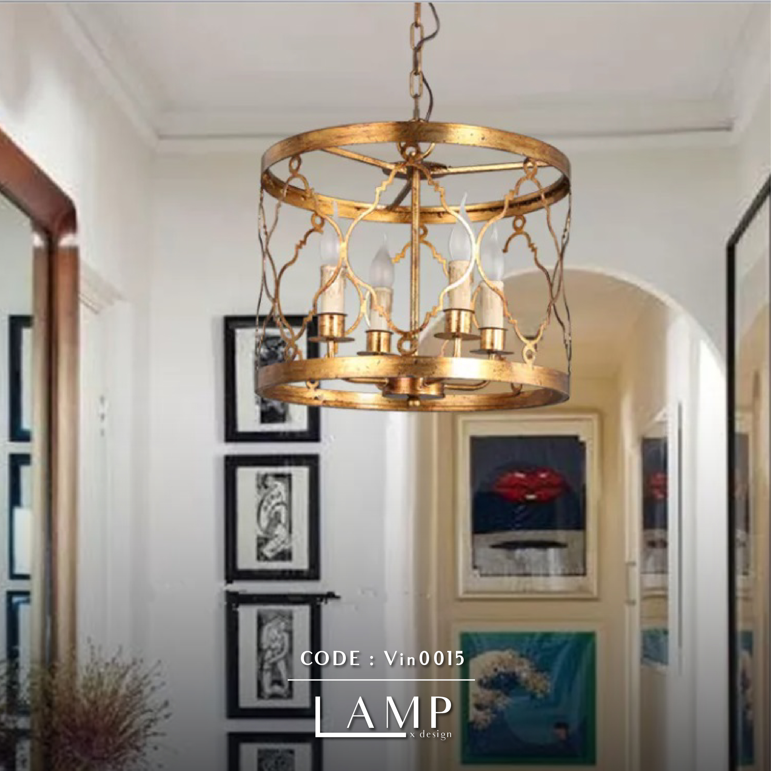 โคมไฟห้อยเพดานรุ่นไฟวินเทจ ( pendant lamp)