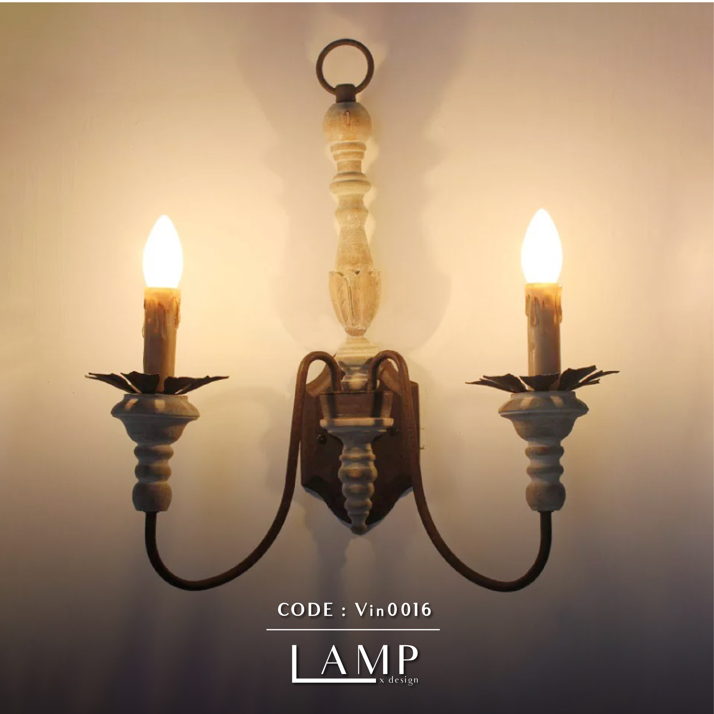 โคมไฟติดผนังรุ่นไฟวินเทจ ( wall lamp)