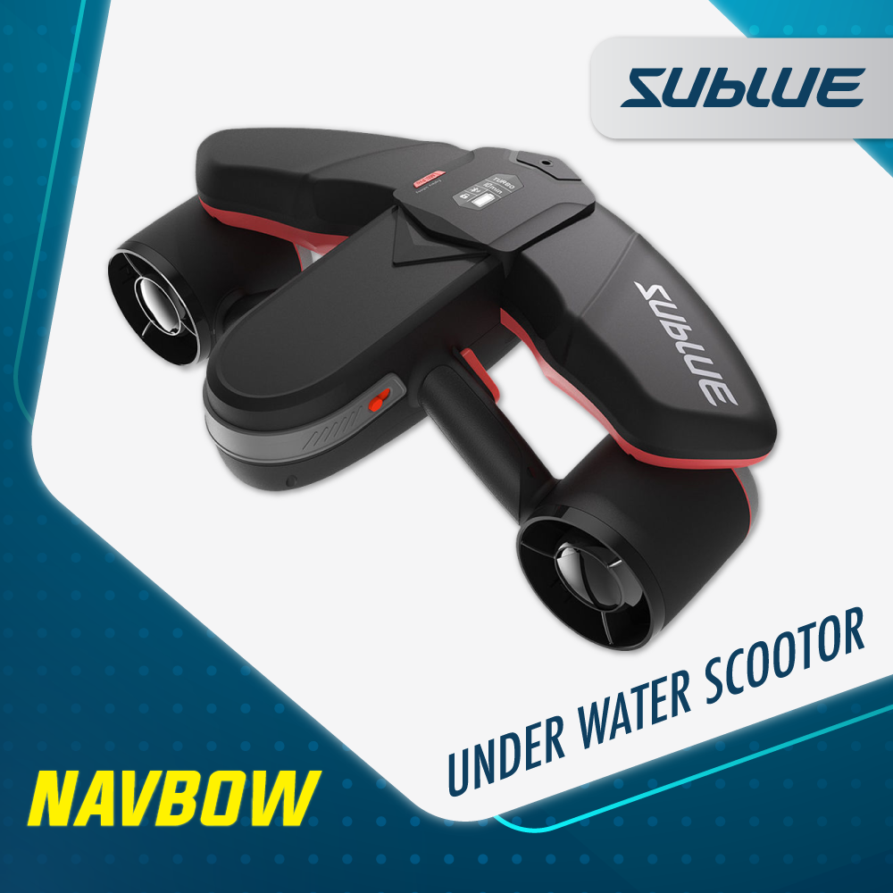 สกู๊ตเตอร์ไฟฟ้าดำน้ำ SUBLUE รุ่น NAVBOW (Red) อุปกรณ์ช่วยในการดำน้ำ พกพาสะดวก