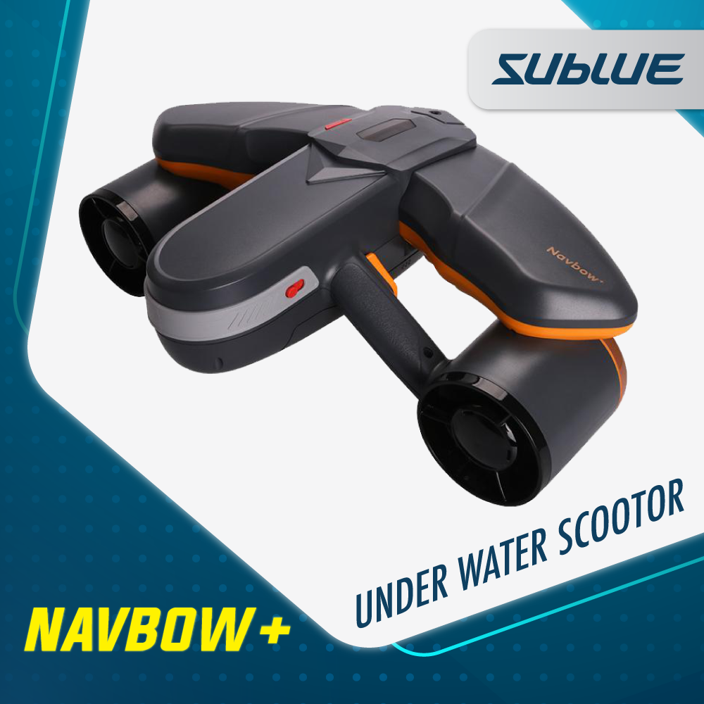 สกู๊ตเตอร์ดำน้ำ SUBLUE รุ่น NAVBOW+ (Orange) อุปกรณ์ช่วยในการดำน้ำ พกพาสะดวก