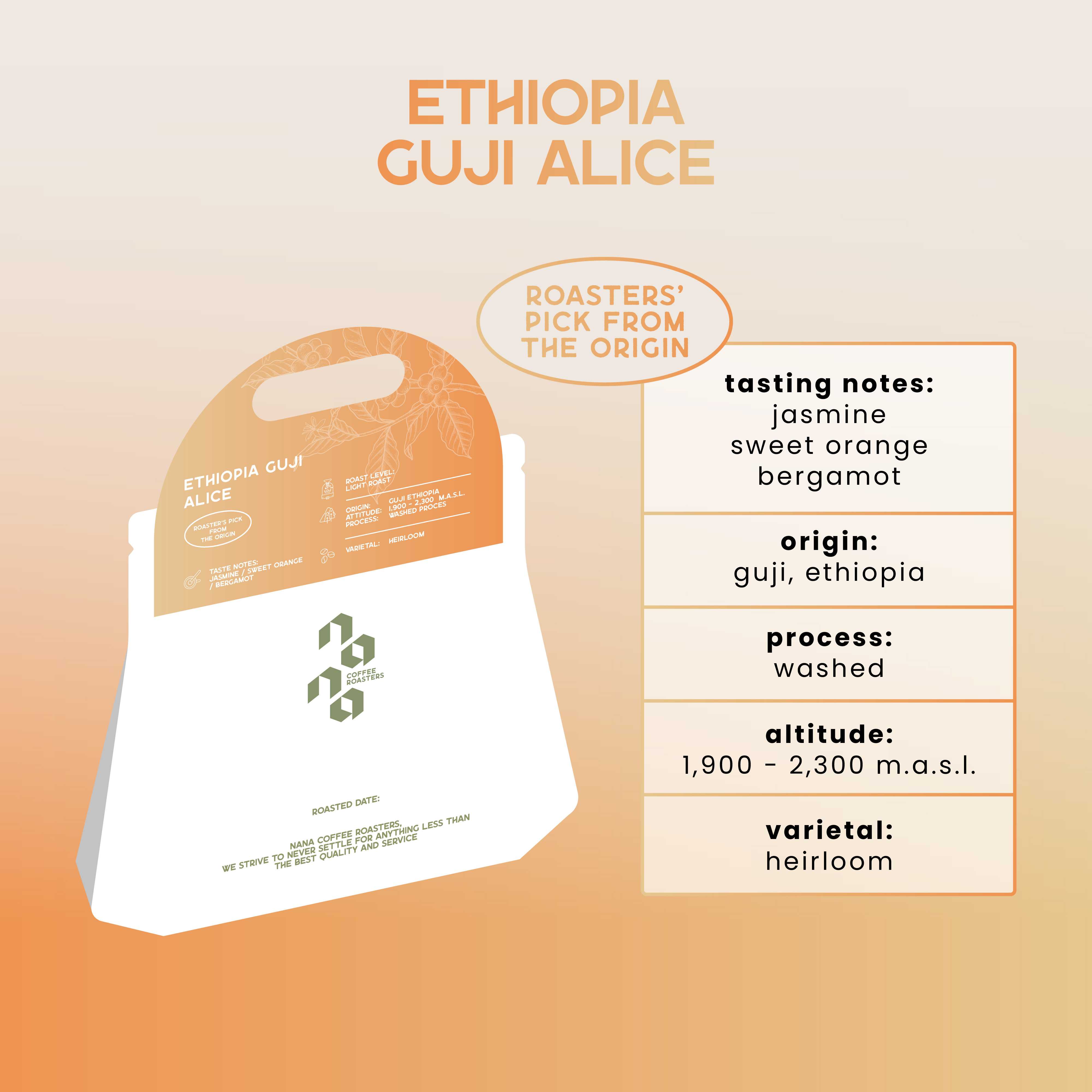 Ethiopia Guji Alice 100 g.