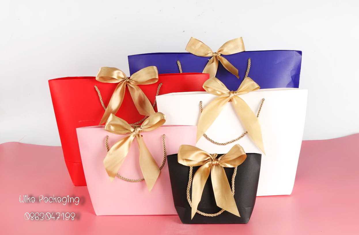 PU01-03 แพ็คละ 10 ใบ ถุงใส่ของที่ระลึก ถุงใส่ของขวัญ
