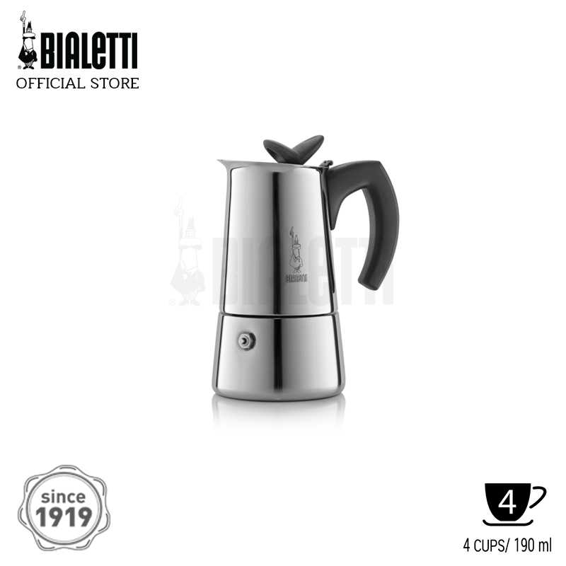 Bialetti หม้อต้มกาแฟ Moka Pot รุ่นมูซา ขนาด 4 ถ้วย/BL-0001742