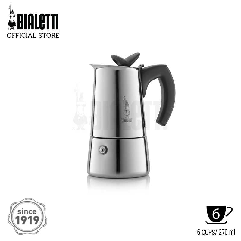 Bialetti หม้อต้มกาแฟ Moka Pot รุ่นมูซา ขนาด 6 ถ้วย/BL-0001743