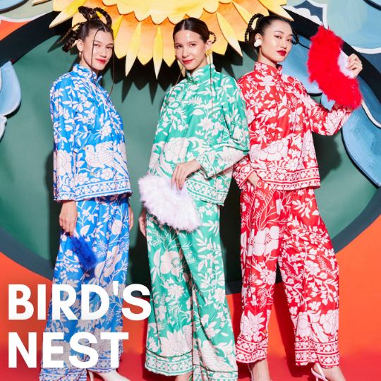 Set Qipao- Bird's Nest