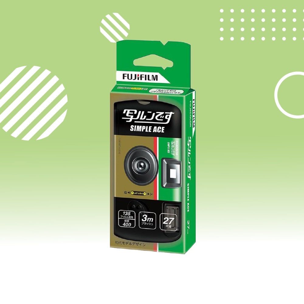 『พร้อมส่ง』Fujifilm Simple Ace Camera กล้องฟิล์มใช้แล้วทิ้ง (27 Photos)