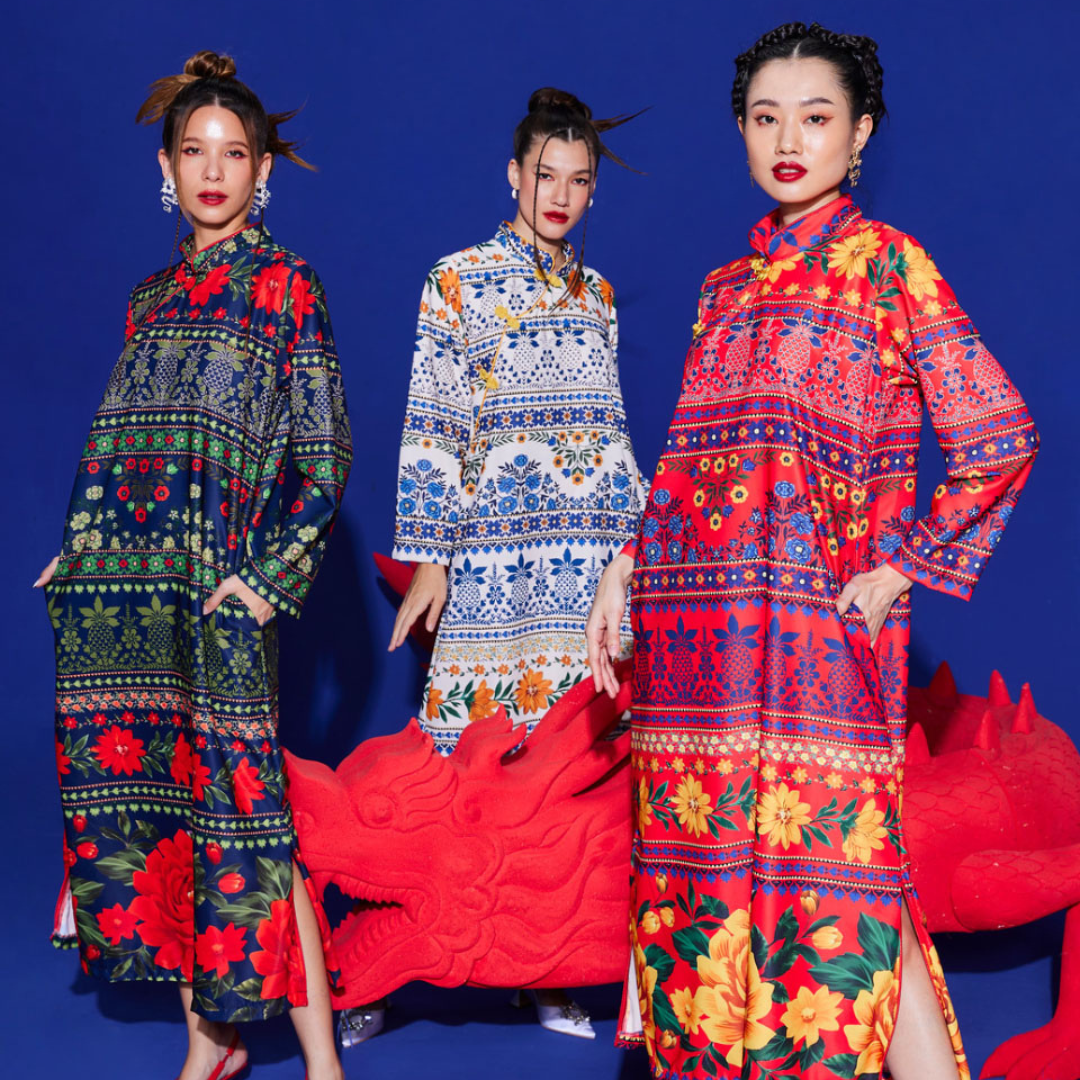 Dress Qipao - Beauty Dragon 5สี