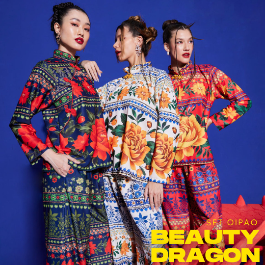 Set Qipao - Beauty Dragon
