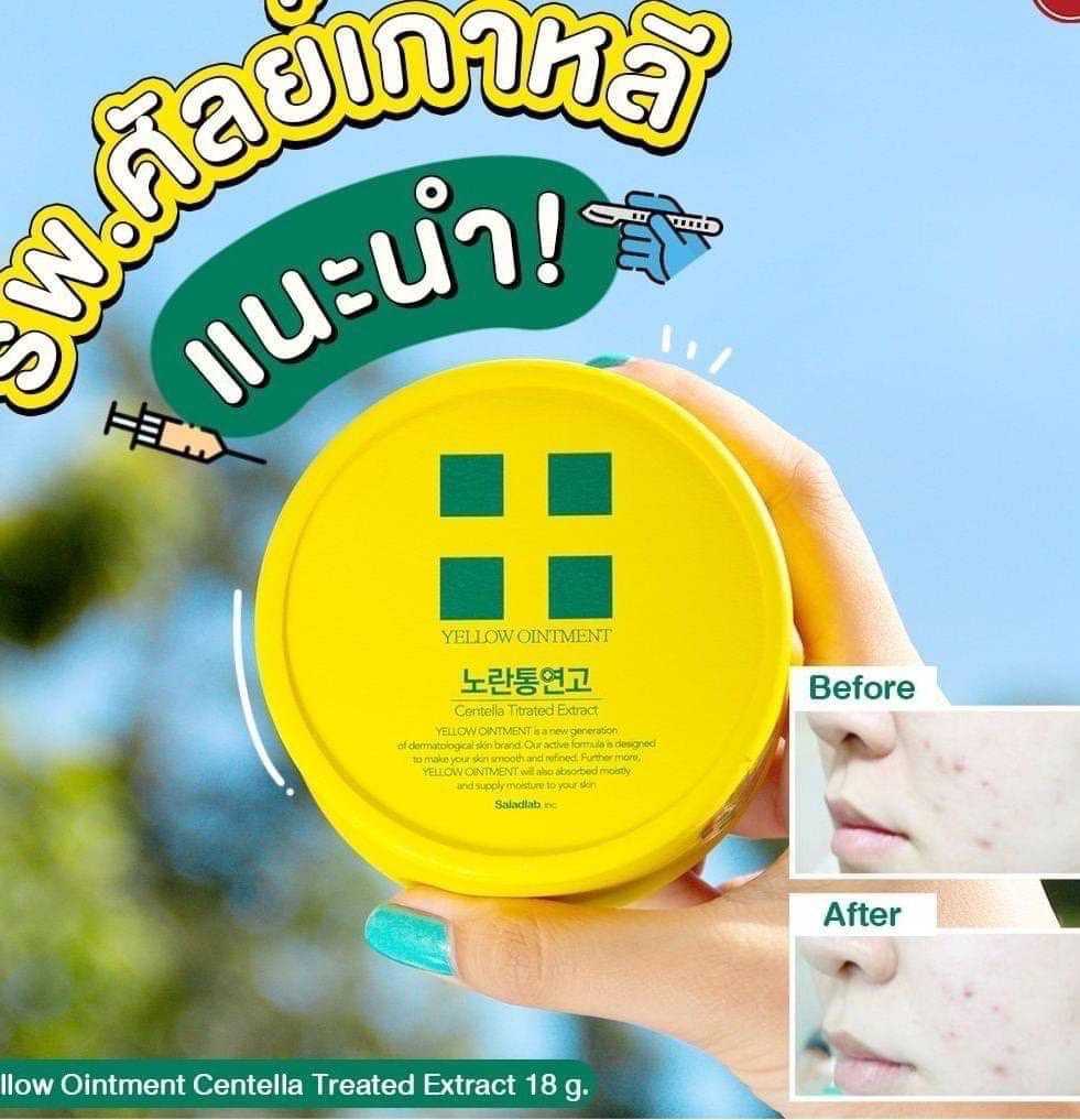 Yellow Ointment Centella Treated Extract 18g.