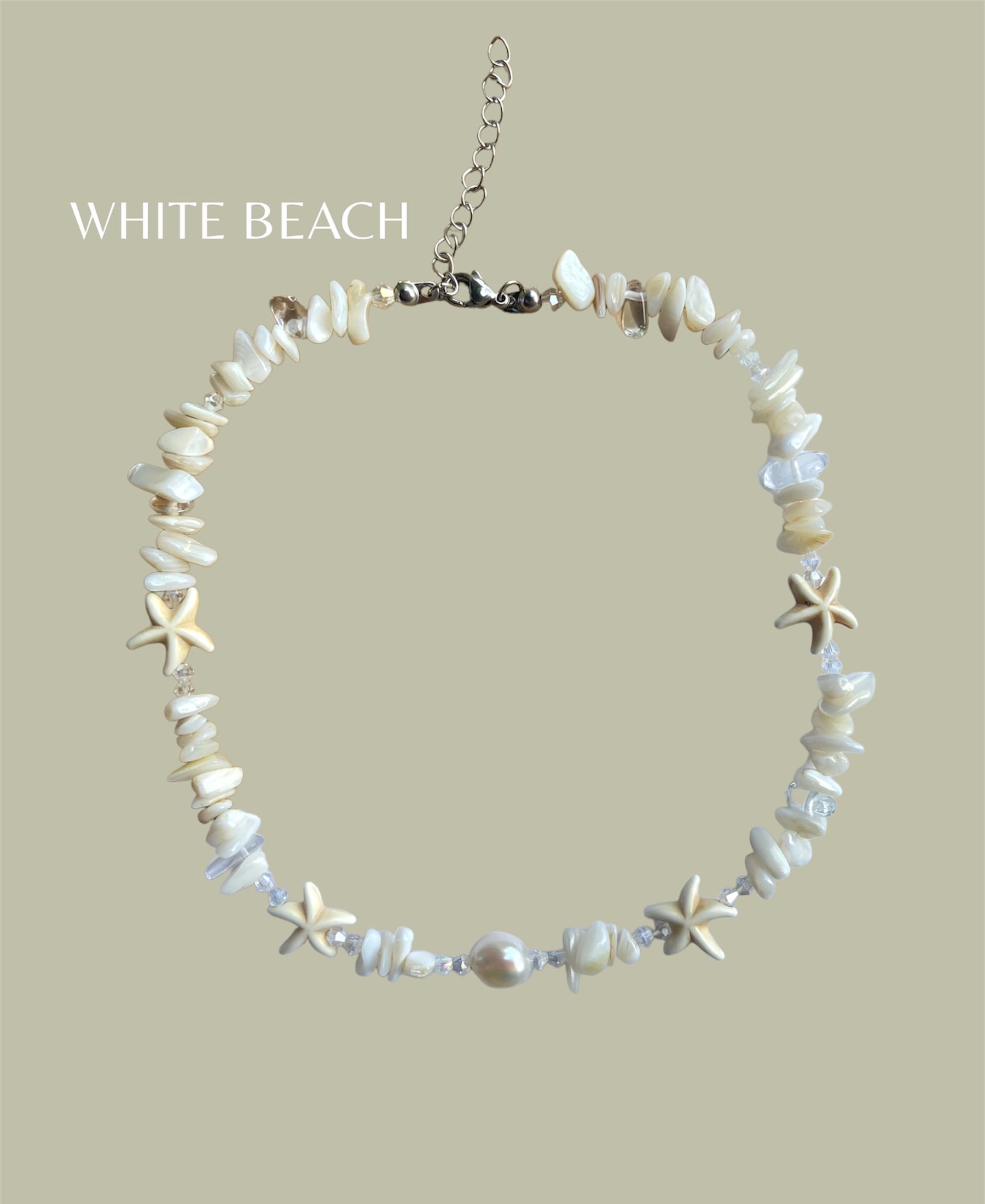 CEE.EIW - Choker : WHITE BEACH สร้อยเปลือกหอย สร้อยไปทะเล