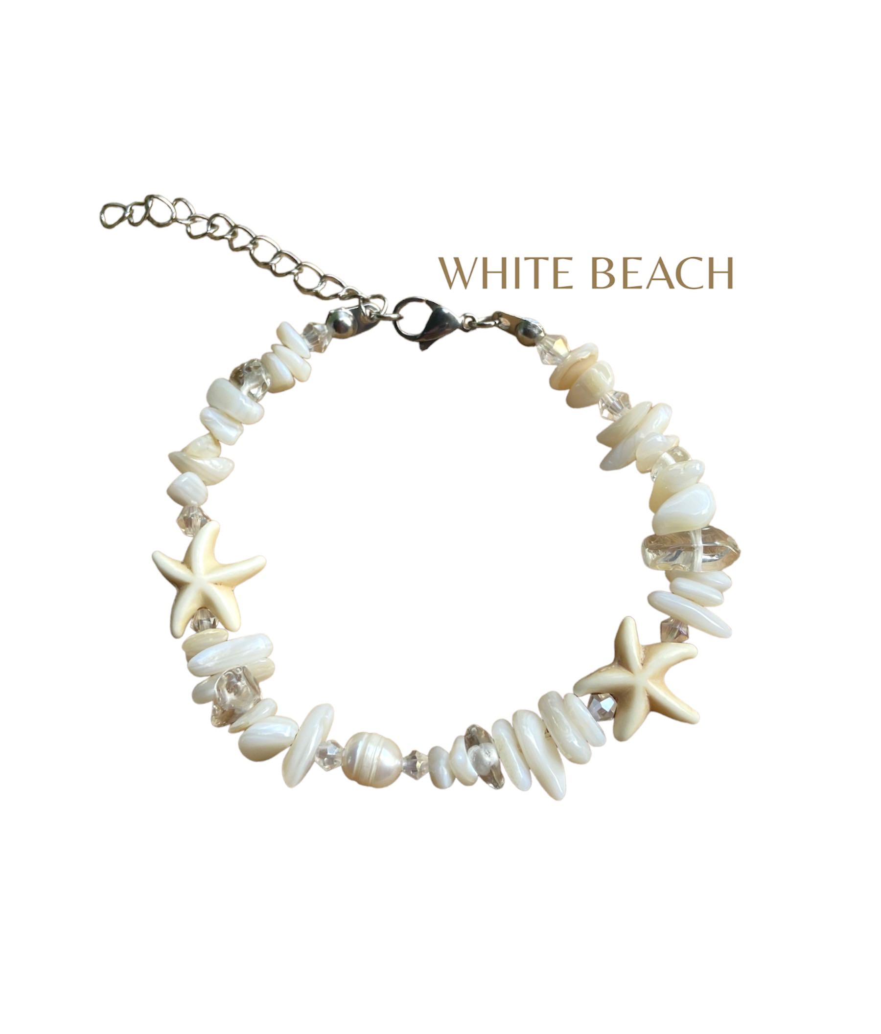 CEE.EIW - Bracelet : WHITE BEACH สร้อยแขน สร้อยแขนเปลือกหอย