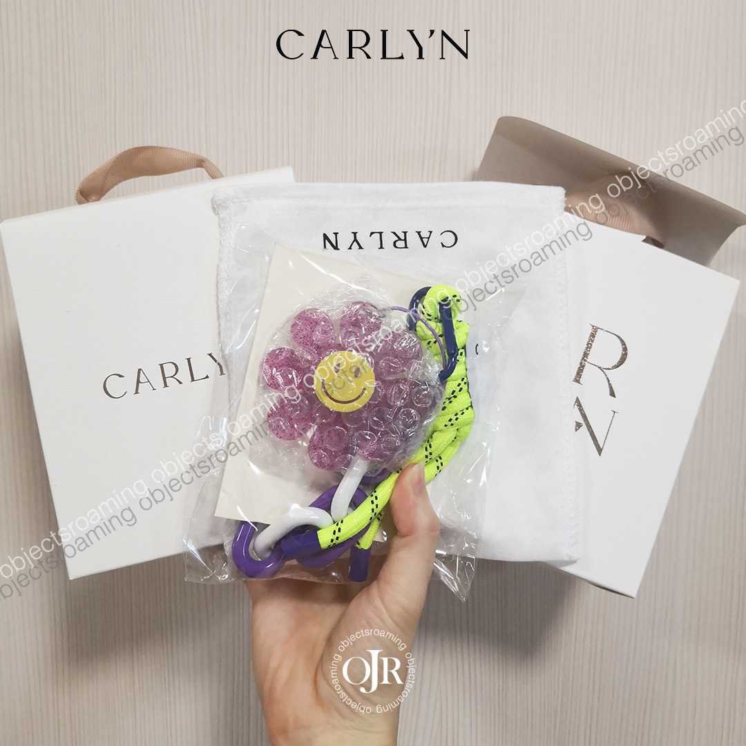 Carlyn Soft bag charm (มีกล่อง) พร้อมส่ง — พวงกุญแจเซ็ต เชือก โซ่ ดอกไม้ จากเกาหลี