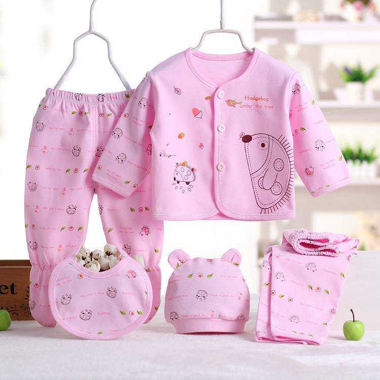 F005 ชุดเตรียมคลอด5 ชิ้น เสื้อกระดุมหน้า Gift Set ของขวัญ Baby ชุดเซ็ตเด็กอ่อน เสื้อผ้าเด็ก
