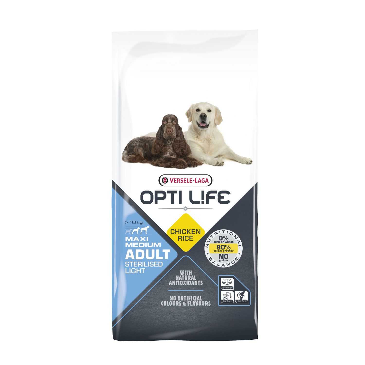 Opti Life Adult Light Medium & Maxi 12.5kg.