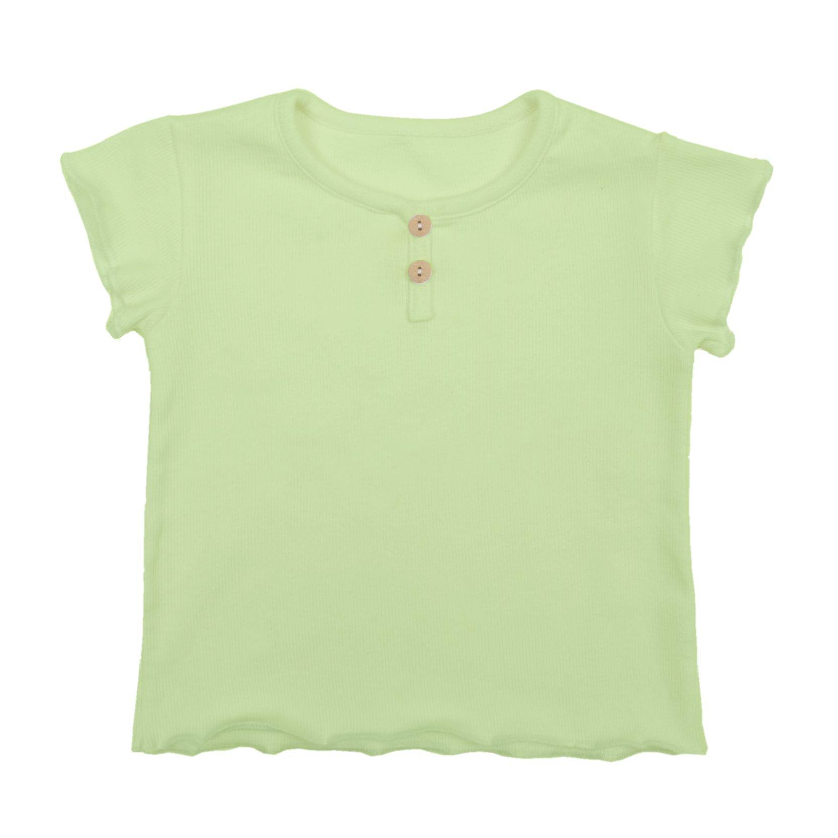 เสื้อยืดเด็กผู้หญิง Mary-Jane Ribbed T-Shirt