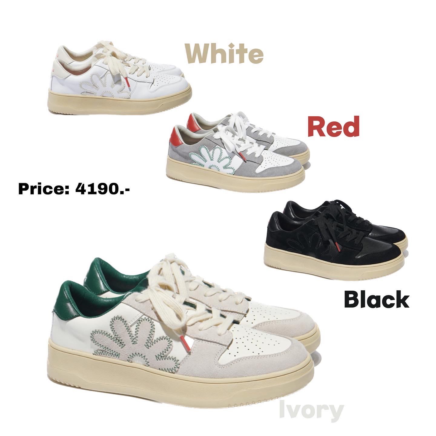 พรีออเดอร์ MARDI PUR LEATHER SNEAKERS 
