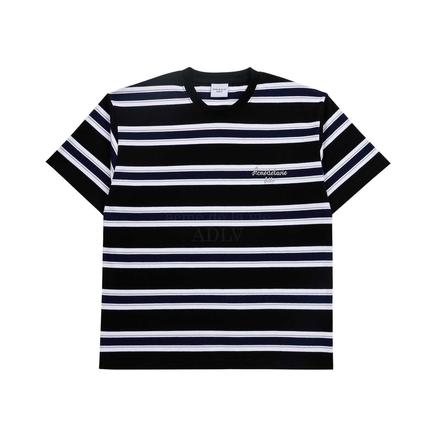 [PRE-ORDER] ADLV SCRIPT LOGO STRIPE SHORT SLEEVE T-SHIRT