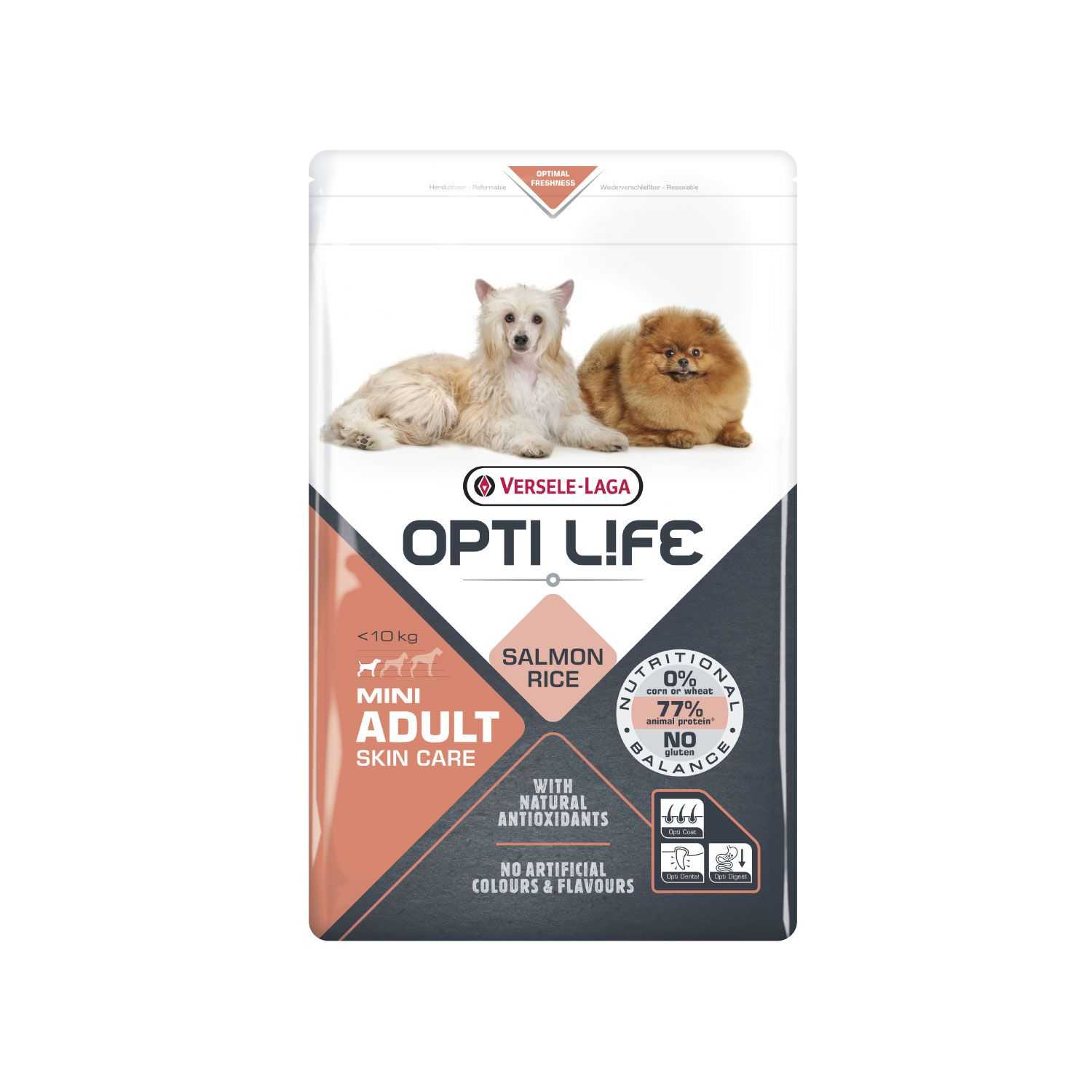 Opti Life Adult Skin Care Mini 2.5kg.
