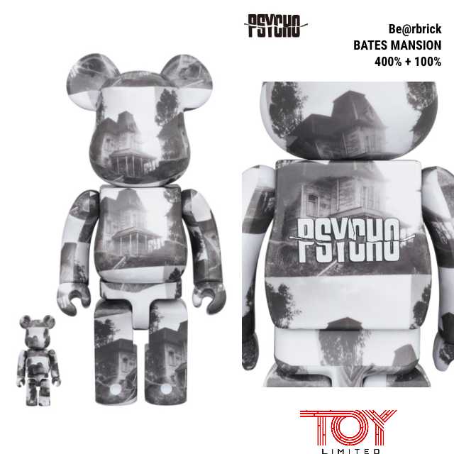 Be@rbrick BATES MANSION 400% + 100%