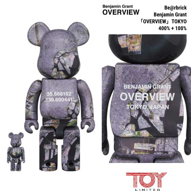 Be@rbrick Benjamin Grant「OVERVIEW」TOKYO 400% + 100%