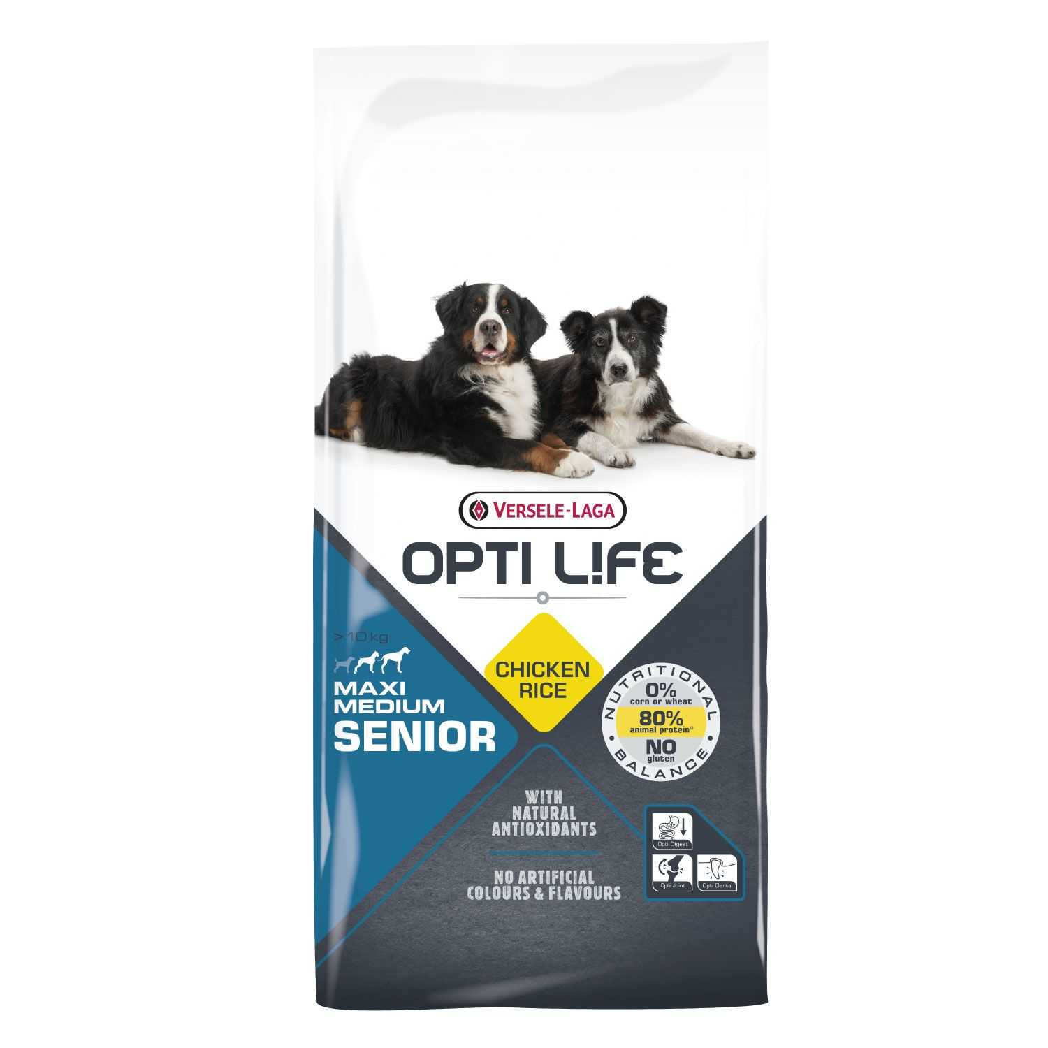 Opti Life Senior Medium & Maxi 12.5kg.