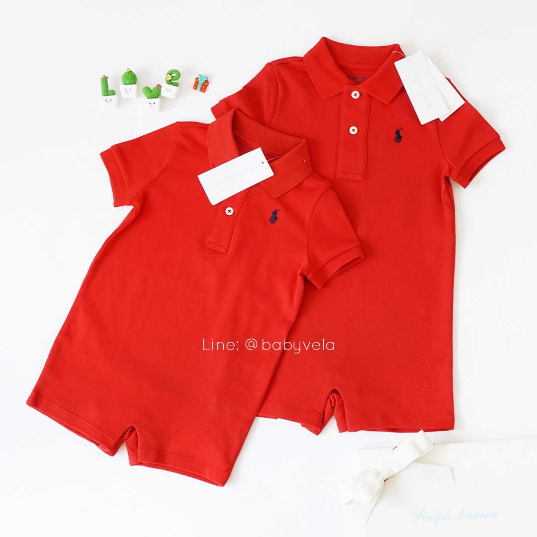 Soft Cotton Polo Shortall (Rl 2000 Red)