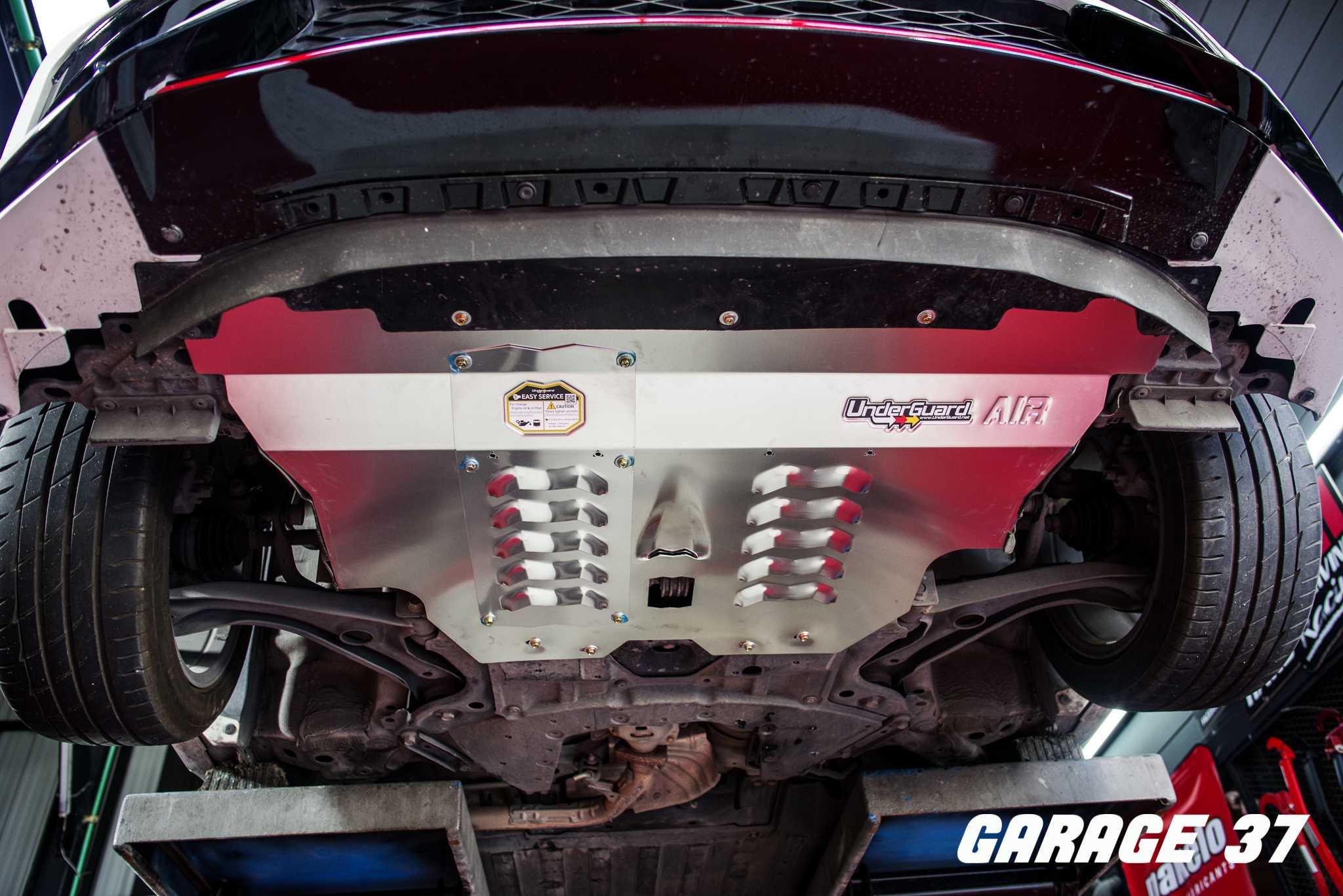 แผ่นใต้ท้องอลูมิเนียม UNDERGUARD สำหรับรถยนต์ HONDA